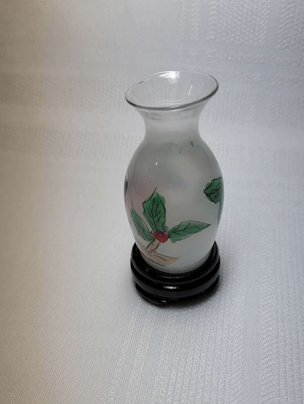 Miniature Reverse Painted Vase - Picture 2 of 7